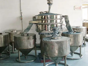 山東濟寧圓形旋振篩篩分農藥